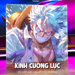 LÓT CHUỘT KÍNH CƯỜNG LỰC MONKEY D LUFFY ONE PIECE SIZE 45X40 DÀY 3MM