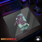 LÓT CHUỘT KÍNH CƯỜNG LỰC MARVEL HERO SIZE 45X40 DÀY 3MM