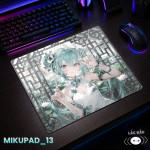 LÓT CHUỘT KÍNH CƯỜNG LỰC HATSUNE MIKU SIZE 45X40 DÀY 3MM
