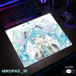 LÓT CHUỘT KÍNH CƯỜNG LỰC HATSUNE MIKU SIZE 45X40 DÀY 3MM