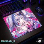 LÓT CHUỘT KÍNH CƯỜNG LỰC HATSUNE MIKU SIZE 45X40 DÀY 3MM