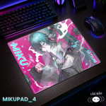 LÓT CHUỘT KÍNH CƯỜNG LỰC HATSUNE MIKU SIZE 45X40 DÀY 3MM