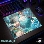 LÓT CHUỘT KÍNH CƯỜNG LỰC HATSUNE MIKU SIZE 45X40 DÀY 3MM