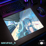 LÓT CHUỘT KÍNH CƯỜNG LỰC HATSUNE MIKU SIZE 45X40 DÀY 3MM