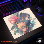 LÓT CHUỘT KÍNH CƯỜNG LỰC UZUMAKI NARUTO SIZE 45X40 DÀY 3MM