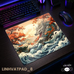 LÓT CHUỘT KÍNH CƯỜNG LỰC LINH VẬT PHONG THỦY SIZE 45X40 DÀY 3MM