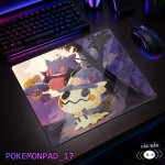 LÓT CHUỘT KÍNH CƯỜNG LỰC POKEMON SIZE 45X40 DÀY 3MM