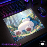 LÓT CHUỘT KÍNH CƯỜNG LỰC POKEMON SIZE 45X40 DÀY 3MM