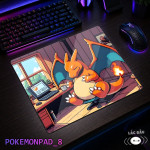 LÓT CHUỘT KÍNH CƯỜNG LỰC POKEMON SIZE 45X40 DÀY 3MM