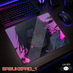 LÓT CHUỘT KÍNH CƯỜNG LỰC SASUKE UCHIHA SIZE 45X40 DÀY 3MM