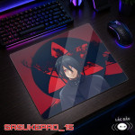 LÓT CHUỘT KÍNH CƯỜNG LỰC SASUKE UCHIHA SIZE 45X40 DÀY 3MM