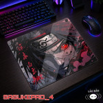 LÓT CHUỘT KÍNH CƯỜNG LỰC SASUKE UCHIHA SIZE 45X40 DÀY 3MM