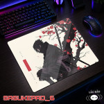LÓT CHUỘT KÍNH CƯỜNG LỰC SASUKE UCHIHA SIZE 45X40 DÀY 3MM