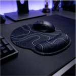 LÓT CHUỘT 3D SILICON KÊ CỔ TAY BLACK CONTOUR