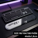 KÊ TAY BÀN PHÍM SILICON STREAM X DÀY 18MM
