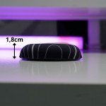 KÊ TAY BÀN PHÍM SILICON BLACK CONTOUR DÀY 18MM