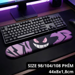 KÊ TAY BÀN PHÍM SILICON GENGAR V1 DÀY 18MM