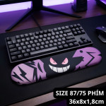 KÊ TAY BÀN PHÍM SILICON GENGAR V1 DÀY 18MM