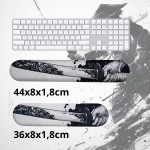 KÊ TAY BÀN PHÍM SILICON WHITE KATANA DÀY 18MM