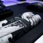 KÊ TAY BÀN PHÍM SILICON WHITE KATANA DÀY 18MM