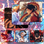 LÓT CHUỘT MONKEY D LUFFY ONE PIECE GAMING SIZE 35X30 DÀY 3MM