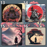 LÓT CHUỘT SAMURAI GAMING SIZE 45X40 DÀY 3MM