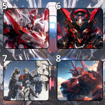 LÓT CHUỘT GUNDAM GAMING SIZE 26X21 DÀY 3MM
