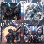 LÓT CHUỘT GUNDAM GAMING SIZE 26X21 DÀY 3MM