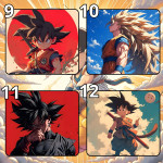 LÓT CHUỘT GOKU DRAGON BALL GAMING SIZE 35X30 DÀY 3MM
