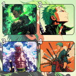 LÓT CHUỘT RORONOA ZORO ONE PIECE GAMING SIZE 35X30 DÀY 3MM