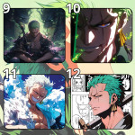 LÓT CHUỘT RORONOA ZORO ONE PIECE GAMING SIZE 35X30 DÀY 3MM