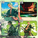 LÓT CHUỘT RORONOA ZORO ONE PIECE GAMING SIZE 35X30 DÀY 3MM