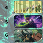 LÓT CHUỘT RORONOA ZORO ONE PIECE CỠ LỚN SIZE 90X40 DÀY 3MM