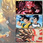 LÓT CHUỘT DRAGON BALL CỠ LỚN SIZE 80X30 DÀY 5MM
