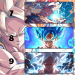 LÓT CHUỘT GOKU DRAGON BALL CỠ LỚN SIZE 80X30 DÀY 3MM