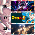 LÓT CHUỘT GOKU DRAGON BALL CỠ LỚN SIZE 80X30 DÀY 3MM
