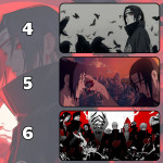 LÓT CHUỘT ITACHI UCHIHA CỠ LỚN SIZE 90X40 DÀY 3MM