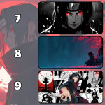 LÓT CHUỘT ITACHI UCHIHA CỠ LỚN SIZE 90X40 DÀY 3MM