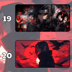 LÓT CHUỘT ITACHI UCHIHA CỠ LỚN SIZE 90X40 DÀY 3MM