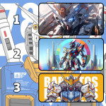 LÓT CHUỘT GUNDAM CỠ LỚN SIZE 90X40 DÀY 3MM