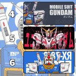 LÓT CHUỘT GUNDAM CỠ LỚN SIZE 90X40 DÀY 3MM